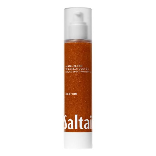 Saltair Sunscreen Body Oil Broad Spectrum SPF 50 Santal Bloom, 4.0 oz